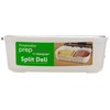 ProKeeper Split Deli Food Storage Container with Air-Tight Silicone Seal