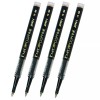 Tombow Pack of 4 Tombow Rollerball Refills, Black 0.5mm Fine Point, 55695 O5P