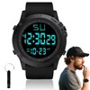 atnayo Referee Watch, Digital Waterproof Wrist Stopwatch with Whistle for