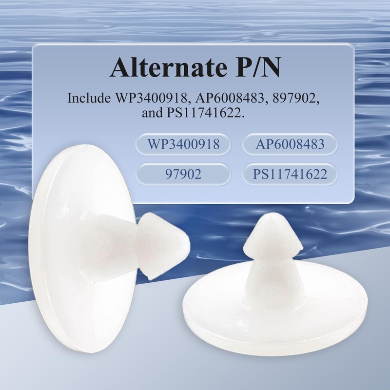 𝟐𝟎𝟐𝟓 𝐍𝐞𝐰𝐥𝐲 𝐮𝐩𝐠𝐫𝐚𝐝𝐞𝐝 2 Pcs 3400918, 3400922 Dishwasher Push In