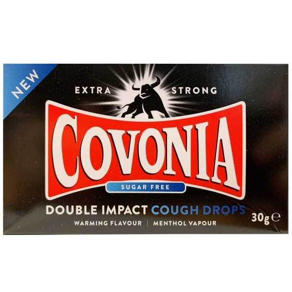 10 x Covonia Double Impact Lozenges Strong Original 30g