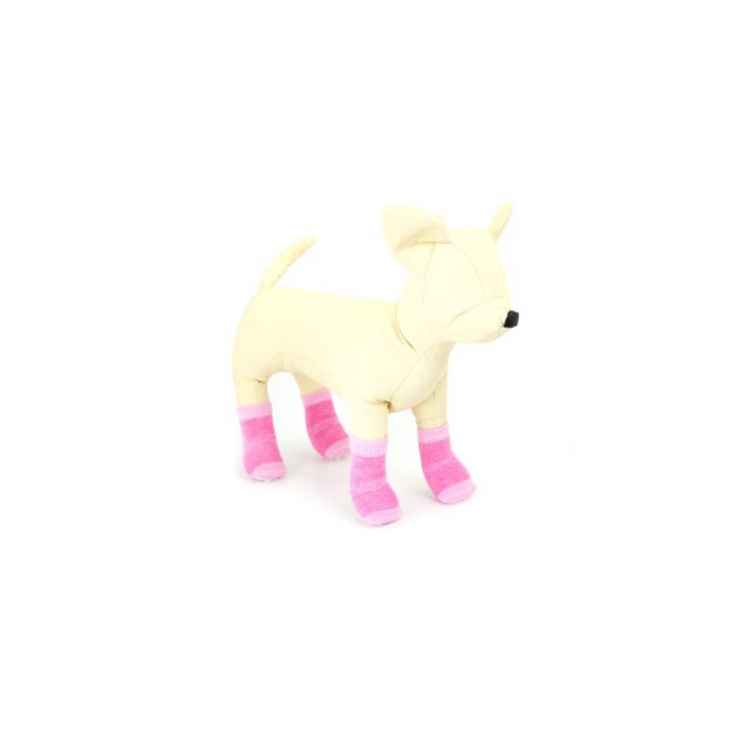 ranzyu (L 'Ange) Pet Socks 4 Pairs Set Sand Pink