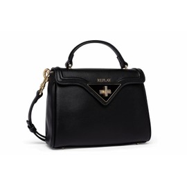 Replay Ladies Faux Leather Handbag, Black 098