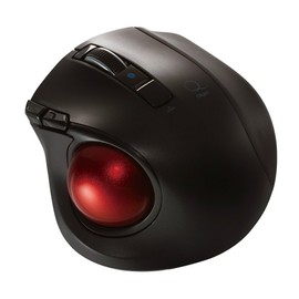 Digio2 Q Small Trackball Bluetooth Mouse Silent 5 Buttons Black 48372