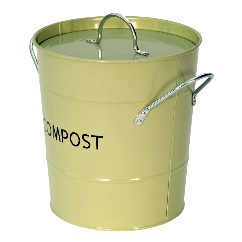 Eddingtons Compost Pail, Sage Green