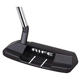 Rife Golf Roll Groove Technology Series Right Handed RG2 Widened Heel Blade Putter Precision Milled Face Edge Cavity and Bumpers Ensures an Ideal Weight Distribution and Balance (Right, 36)