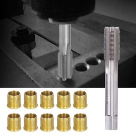 Thread Correction, M16x1.25 Tap Precision Machined Thread Insert Standard Size 14mmx1.25mm Threaded Spark Plug