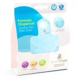 Primo Passi Formula Dispenser | On-The-Go Baby Formula Dispenser | BPA Free Milk Powder Storage Container (Blue)