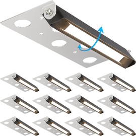 SUNVIE 7 Inch Retaining Wall Lights 5W LED Hardscape Lighting 12V-24V Low Voltage Step Lights 3000K Warm White Waterproof Outdoor Landscape Lighting for Patio Walls Stairs, 12-Pack with Connectors