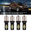 4pcs 12SMD LED White Lights Car Bulb Brake Stop Turn