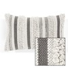 Lush Decor Bria Stripe Decorative Pillow Single Cover, 13" x