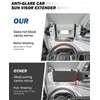JoyTutus Polarized Sunshade Extender for Car with Polycarbonate Lens, Adjustable