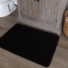 Mohawk Home 17" x 24" Augusta Bath Mat Black Machine