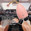 Car Key Case, Creative Pull-Out Key Sleeve Keychain Bags, PU