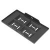 Car Battery Hold Down Tray Bracket Kit Height Adjustable Black