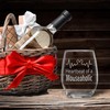 Heartbeat of a Mouseaholic Engraved Stemless Wine Glass • Funny