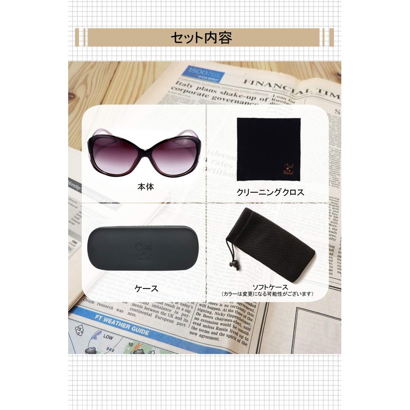 Cat Hand Sunglasses, Women's, Polarized Lenses, Luxury, Fashion, Oval, UV