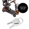 SING F LTD 2pcs 606 Ignition Keys Electric Scooter Ignition