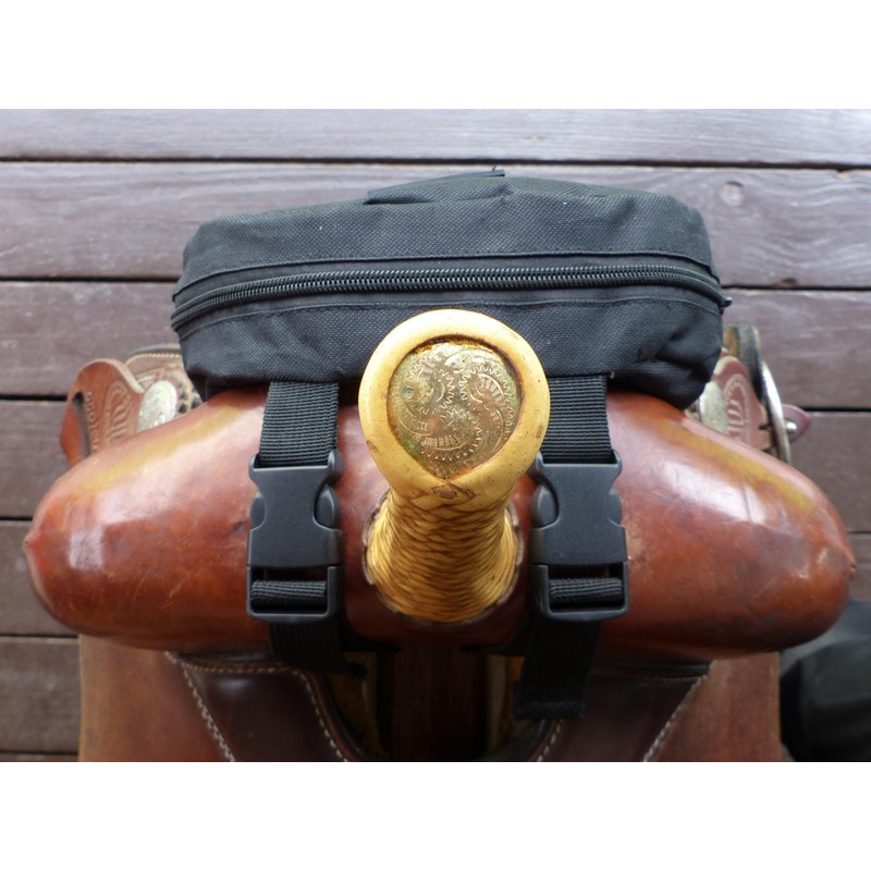 APPALERO Pommel Pocket Western Saddle Bag (Black)