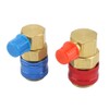 Quick Couplers Connectors for R134a Auto A C Systems, Brass,
