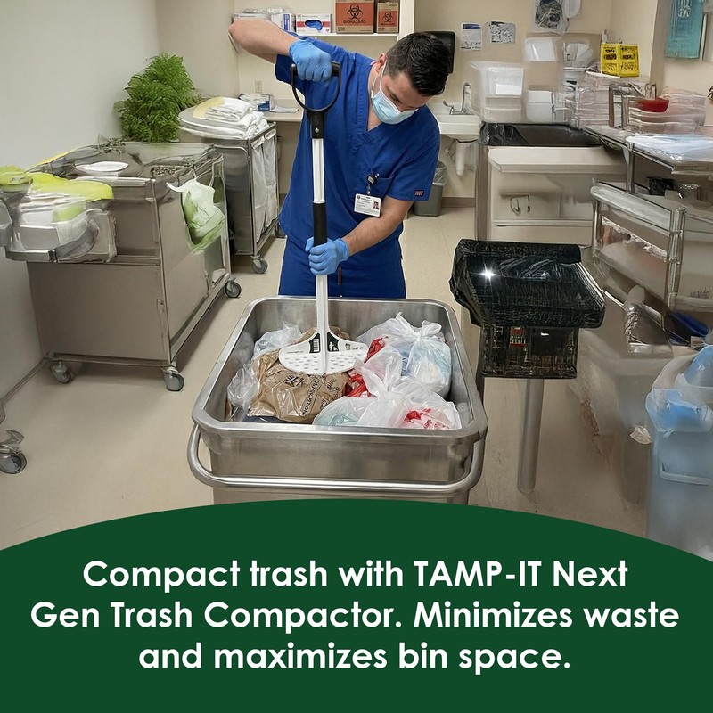 TAMP-IT Next Gen Manual Trash Compactor – Heavy Duty Smasher