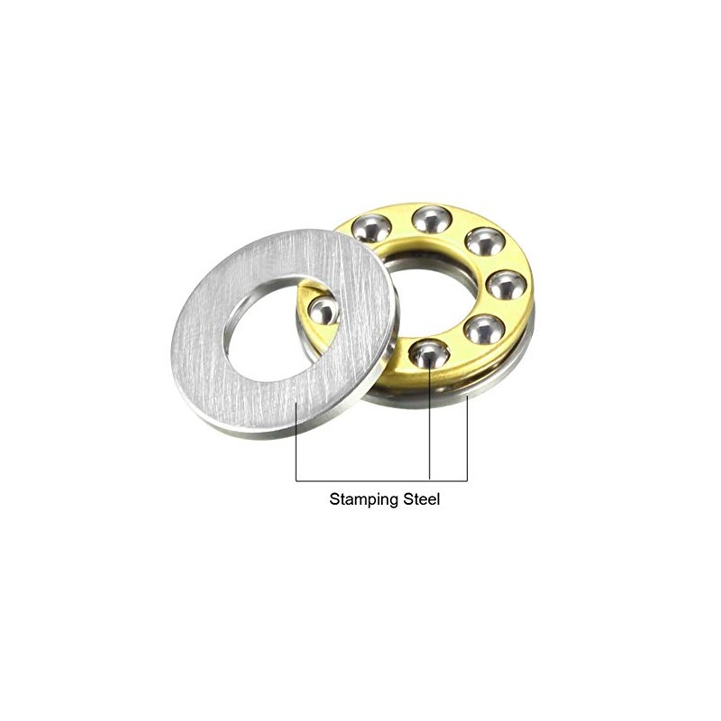sourcing map F8-16M Thrust Ball Bearings 8mm x 16mm x