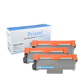 Printel Compatible Toner Cartridge for Brother TN660 (3 Pack) High Yield Black Used for Brother DCP-2520, DCP-2540, HL-2300, HL-2305, HL-2320, HL-2340, HL-2360, HL-2380, MFC-2680, MFC-2700, MFC-2705…