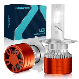 TXBILMOO 2025 Upgraded H4 9003 Fits for Toyota Tacoma(2005-2015) Tundra(2000-2006 2014-2021) High Low Beam Fog Lights Bulb, 6500K White Plug-and-Play Super Bright Light Bulbs, Pack of 2