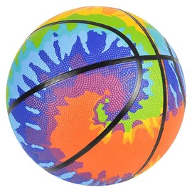 ArtCreativity Tie Dye Regulation Basketball for Kids, Bouncy Rubber Kick Ball for Backyard, Park, & Beach Outdoor Fun, Beautiful Rainbow Colors, Durable Outside Toys for Boys & Girls - Sold Deflated