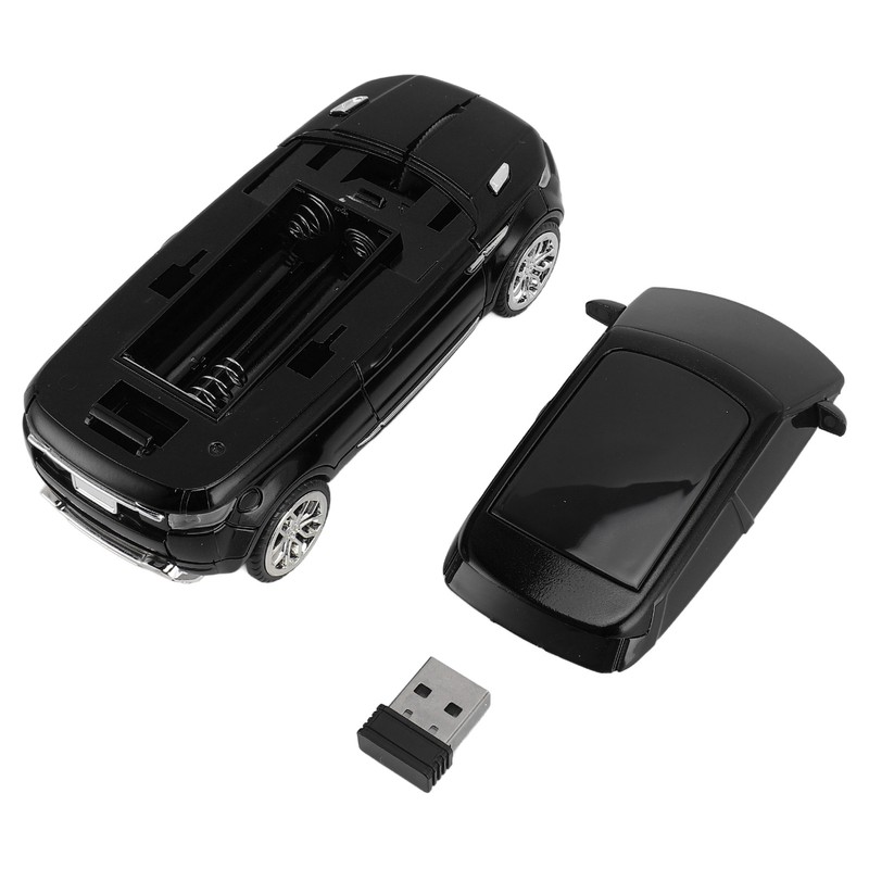 Car Shape Wireless Gaming Mice 2.4GHz 1600 DPI Cool 3D