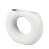 HARGIO Flower Base Donut Shape Half Moon Single Vase Ring
