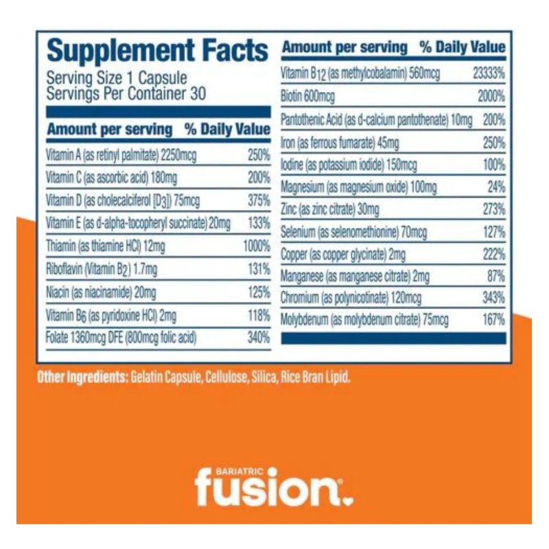Bariatric Fusion Multivitamina Bariátrica One Per Day 2 Pack