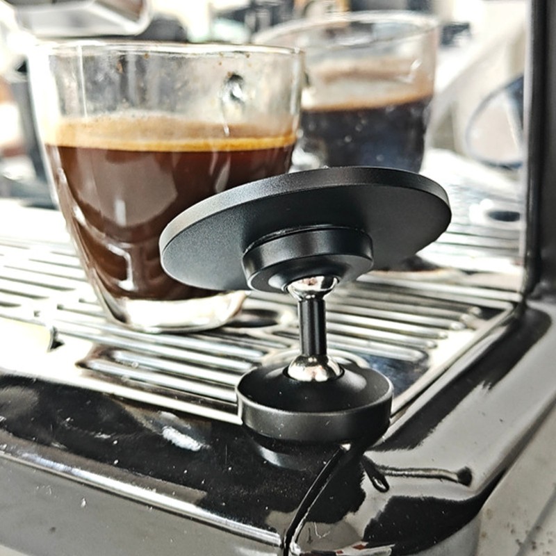Coffee Maker Magnetic Mirror with 360° Rotating Base Aluminum Alloy