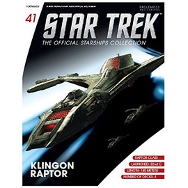 Sammlung von Raumschiffen Star Trek Starships Collection Nº 41 Klingon Raptor