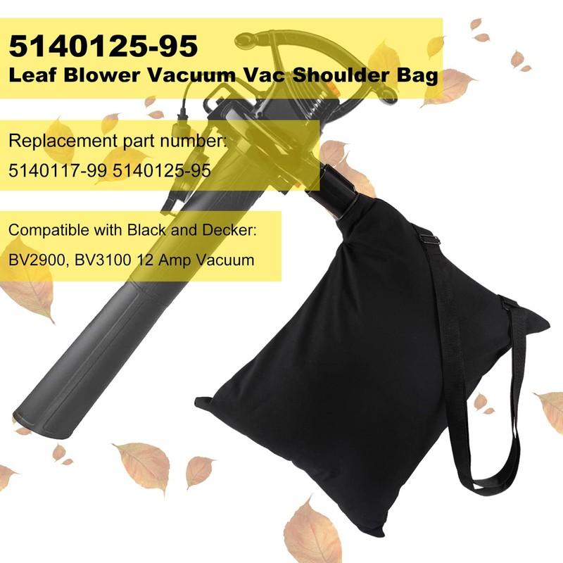 5140125-95 Leaf Blower Vacuum Vac Shoulder Bag, Compatible with Black