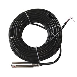 PreAsion Liquid Level Sensor Float Switch with 65.62ft Cables 24-32V DC Liquid Level Transmitter Water Level Sensor 4-20mA 316 Stainless Steel (Measurement Range :0-65.62ft)