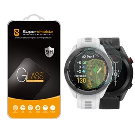 Supershieldz (2 Pack) Designed for Garmin Approach S70 (42mm) / Garmin Approach S12 Tempered Glass Screen Protector, Anti Scratch, Bubble Free
