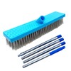 Xifando 65" Long Handle Pool Brush - Heavy Duty Stainless