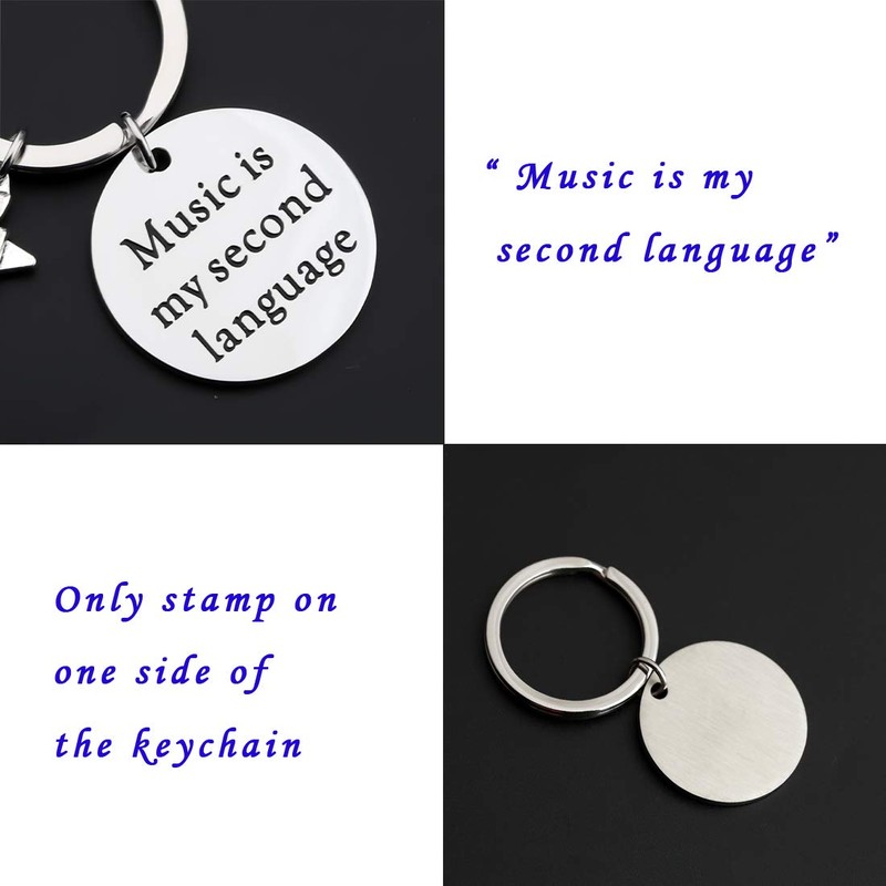 CENWA Music Lover Gift Musician Jewelry Music Is My Second