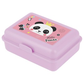 Baagl Children's Lunch Box for School – Lunch Box for Girls, Nursery – Lunch Box, Snack Box (Panda)