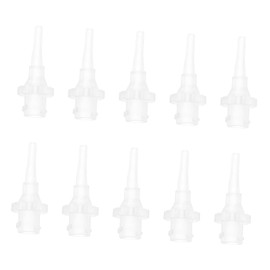 NOLITOY 10pcs Replacement Ear Washer Disposable Tips Medical Grade Ear Wax Cleaning Tool Connection