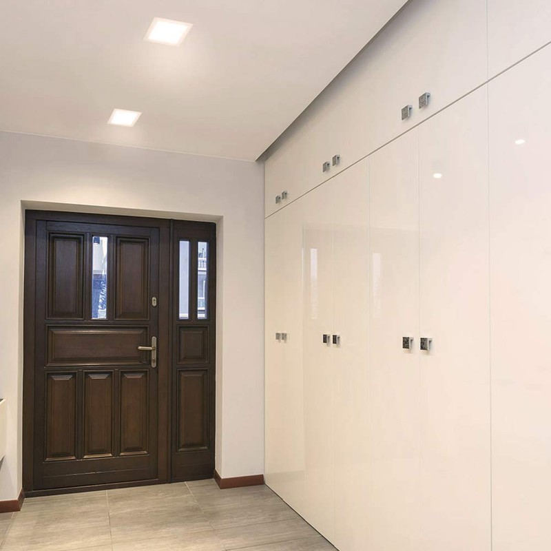 Tecnolite Lámpara Interior Empotrado Techo, LED Integrado, Luz Suave Calida