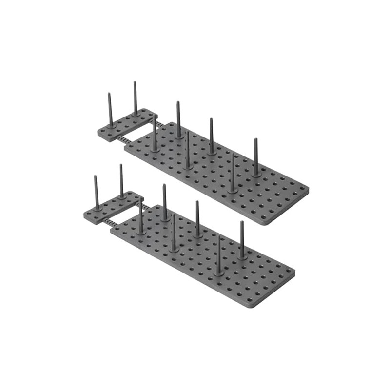 2 Sets Plate Holder for Drawer - Adjustable Dish Organiser