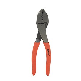 Woods 58750040 8-Inch Terminal Crimper or Cutter, 10-22 AWG Solid Insulated and non-Insulated, Tapered Nose