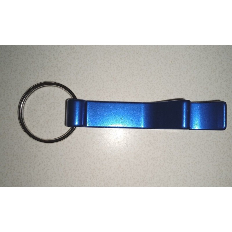 Budweiser Bud Light Metal Bottle Opener Keychain, 2.5", New.