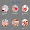 Professional Cuticle Pusher and Cutter Trimmer Remover 2-Piece Manicure Tool
