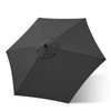 Sunnyglade 7.5Ft 6 Ribs Umbrella Canopy Replacement Patio Top Cover