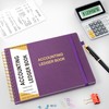 HAUTOCO Hardcover Accounting Ledger Book for Small Business Bookkeeping Horizontal