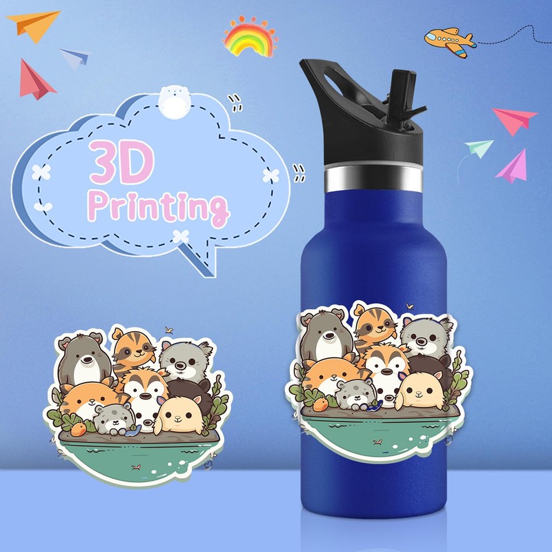 Vikaster Thermos Flask with Straw, Thermos Flask for Children, 350