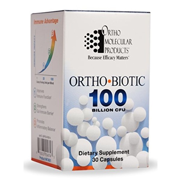 Ortho Molecular - Ortho Biotic 100 Billion CFU - 30 Capsules